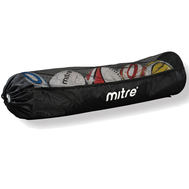 Mitre 5 Football Tubular Ball Sack Black