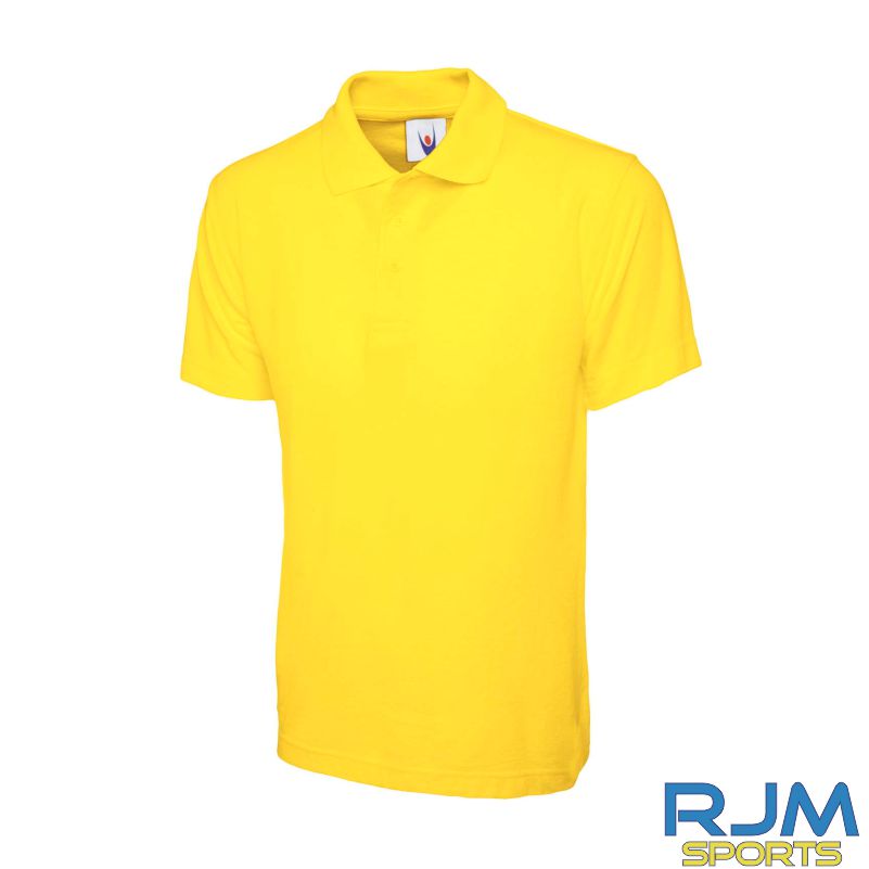 Nethermains Primary School Uneek Nursery Polo Shirt Yellow