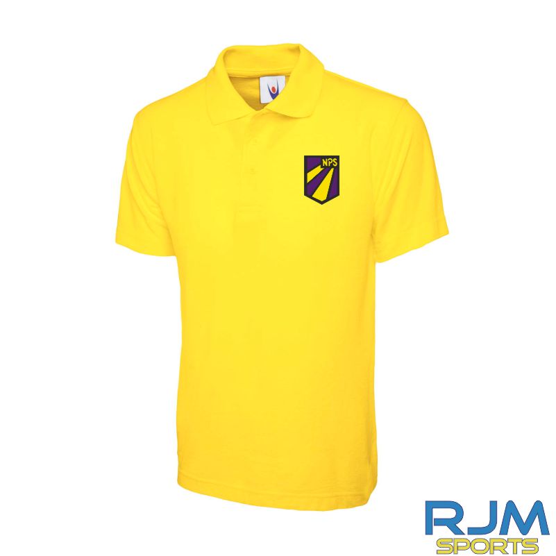 Nethermains Primary School Uneek Polo Shirt Yellow