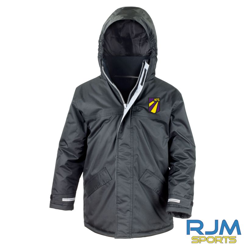 Nethermains Primary School Result Core Kids Winter Parka Jacket Black