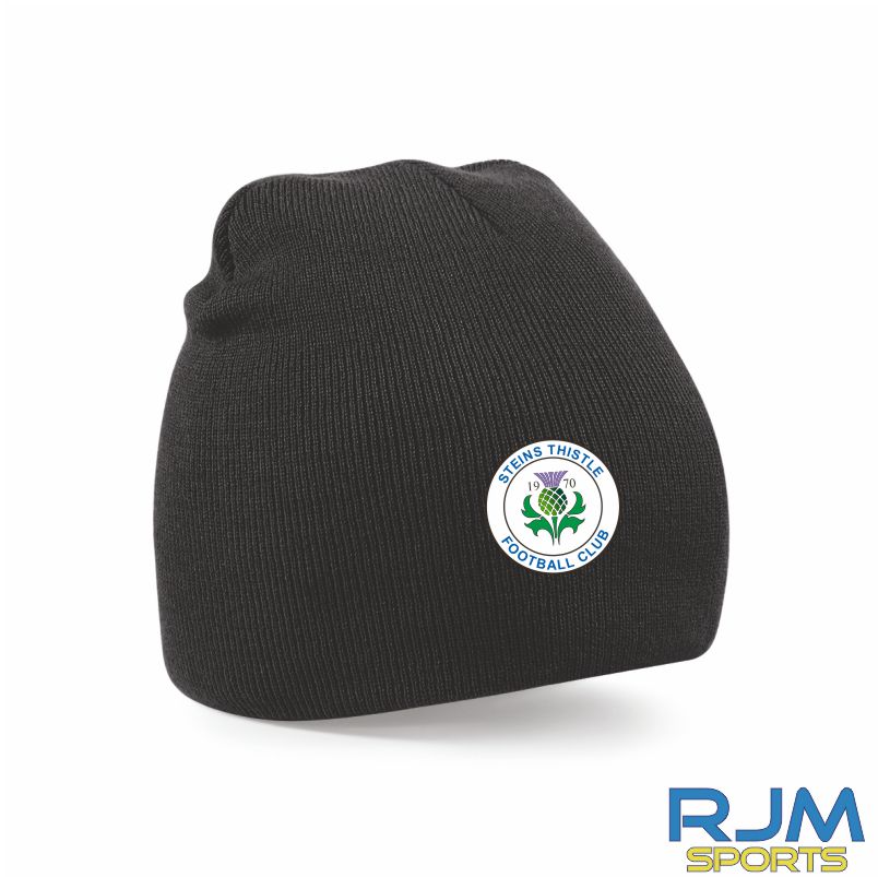 Steins Thistle Beanie Hat Black