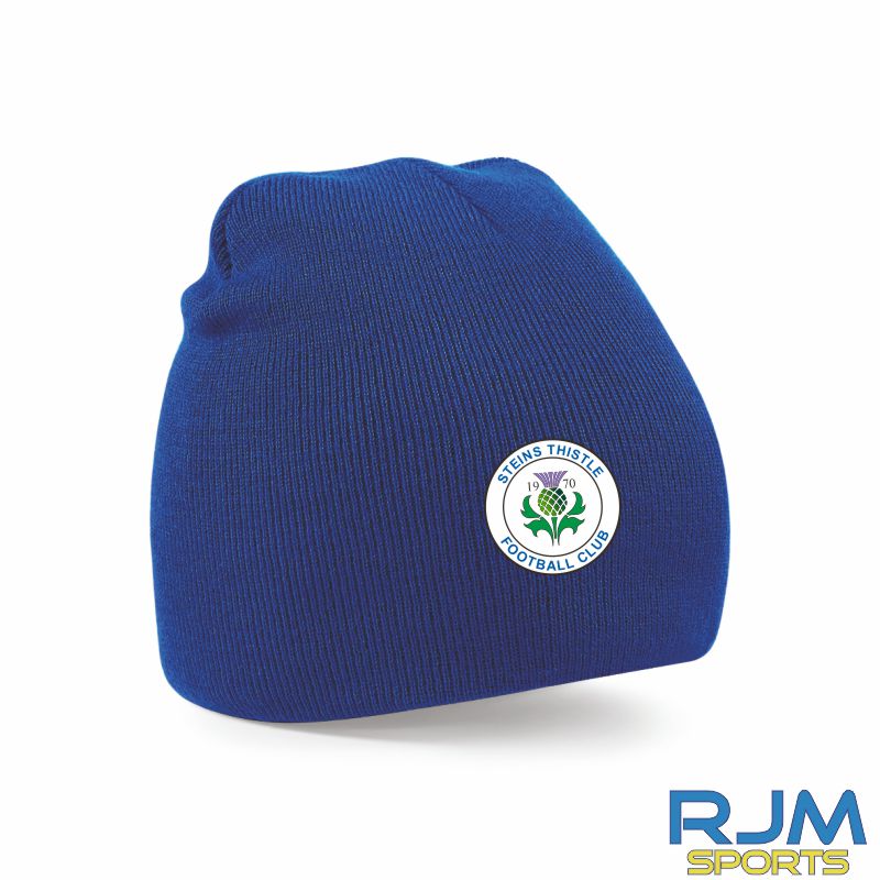 Steins Thistle Beanie Hat Bright Royal