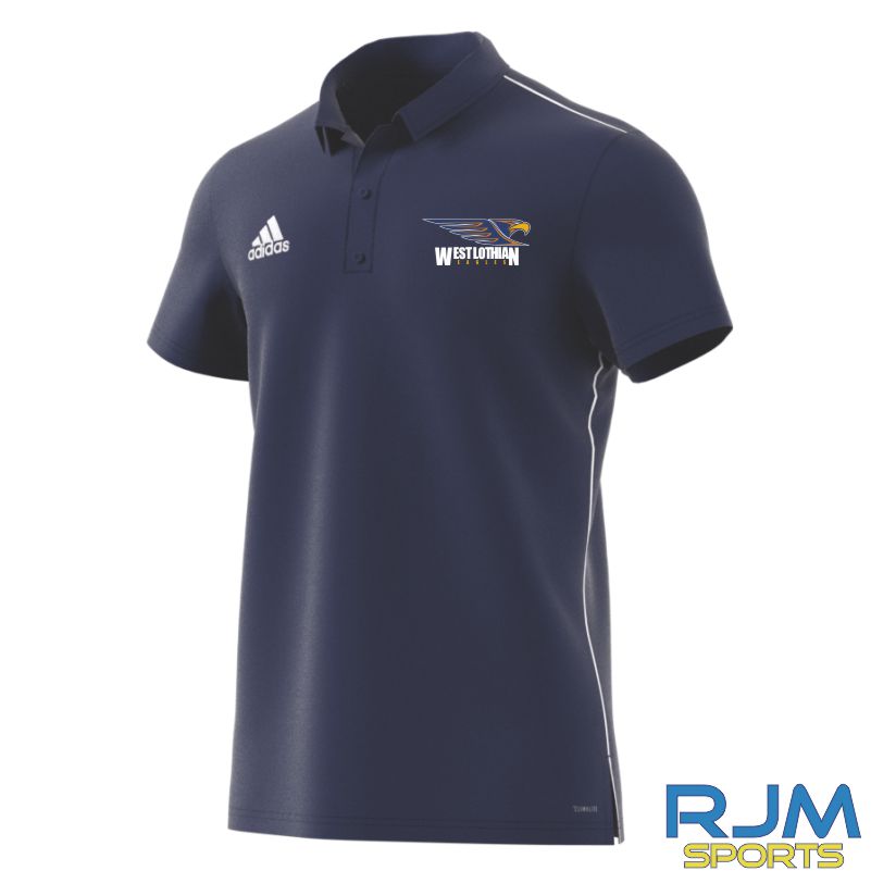 West Lothian Eagles Adidas Core 18 Polo