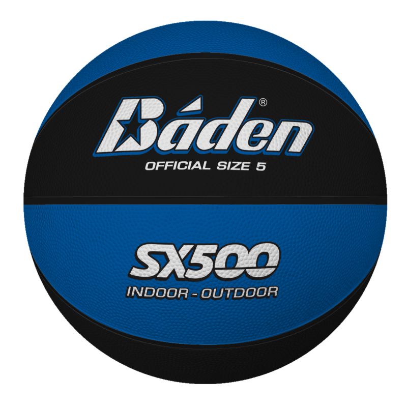 Baden Rubber Coloured Basketball Size 5 Blue Black