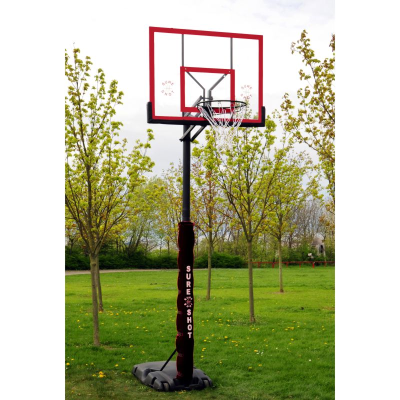 Sure Shot Quick Adjust Portable Basketball System with Acrylic Backboard