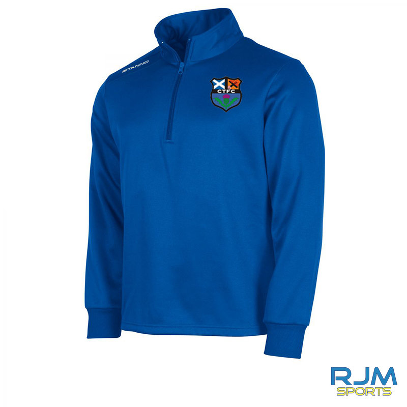 Callander Thistle FC Stanno Field Players Quarter Zip Royal