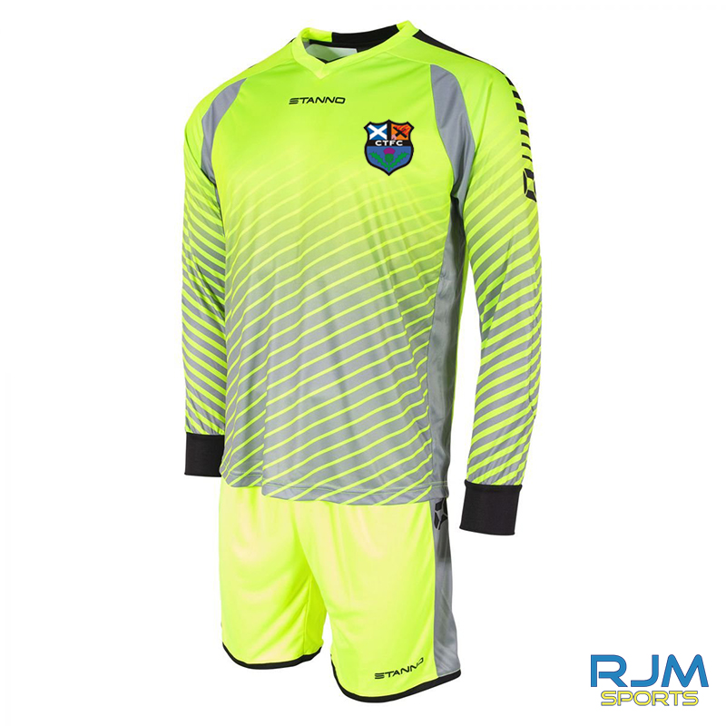 Callander Thistle FC Stanno Blitz Home Goalkeeper Set Neon Yellow