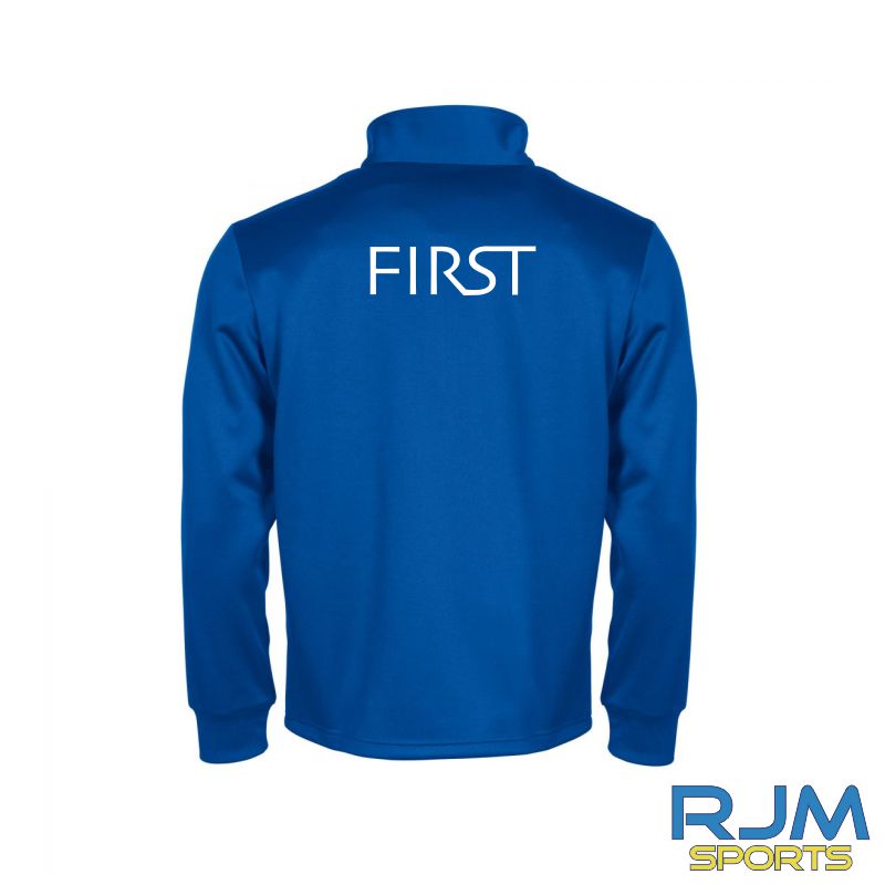 First Swimming Stanno Field Quarter Zip Royal Blue - Image 2