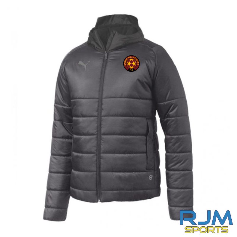 Cairneyhill Athletic Puma Team Liga Padded Jacket Black White