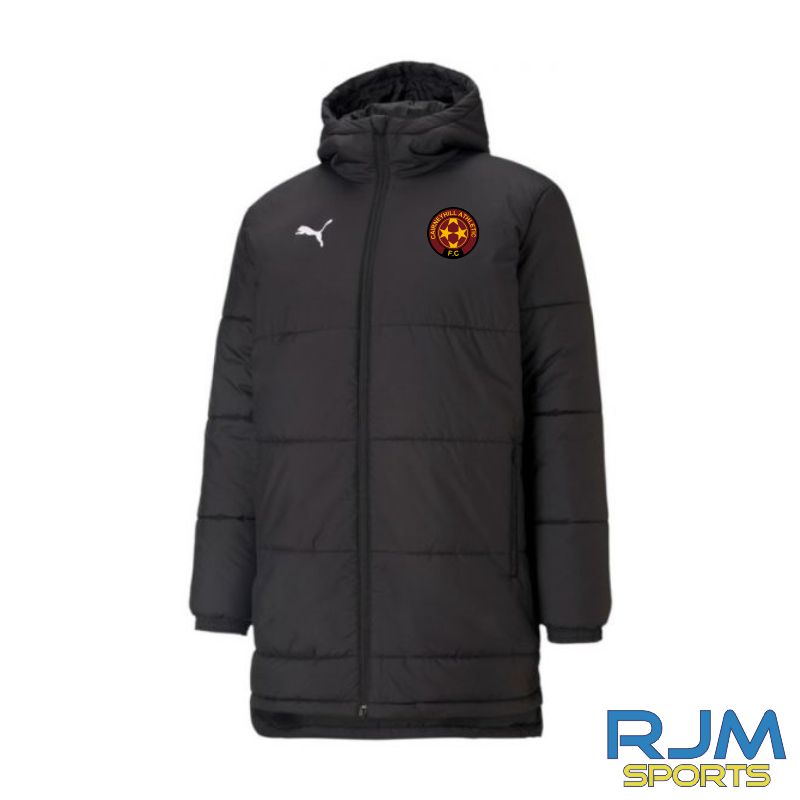 Cairneyhill Athletic Puma Team Bench Jacket Black