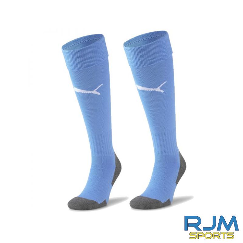 Cairneyhill Athletic Home Puma Liga Core Socks Team Light Blue