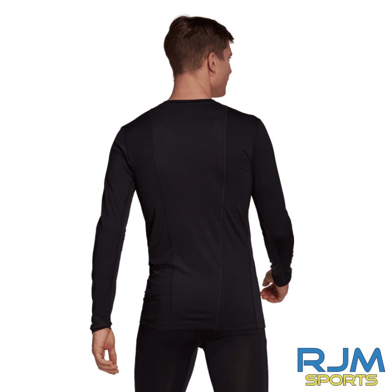 SFA Adidas Tech-Fit Long Sleeve Baselayer Top Black - Image 2