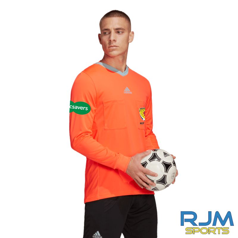 SFA Adidas Referee 22 Long Sleeve Jersey App Solar Red - Image 3