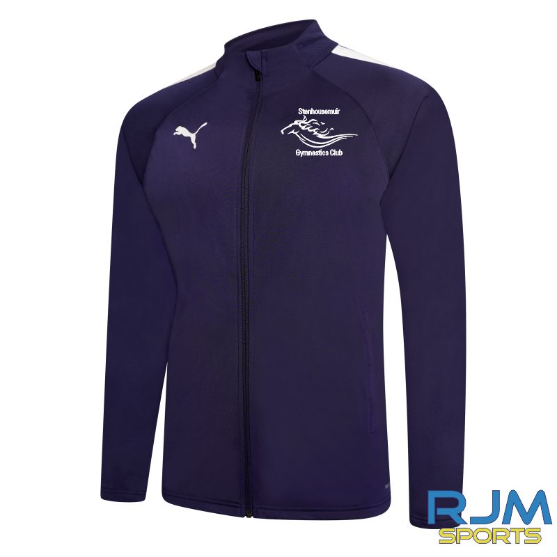 Stenhousemuir Gymnastics Club Puma Team Liga Training Jacket Peacoat