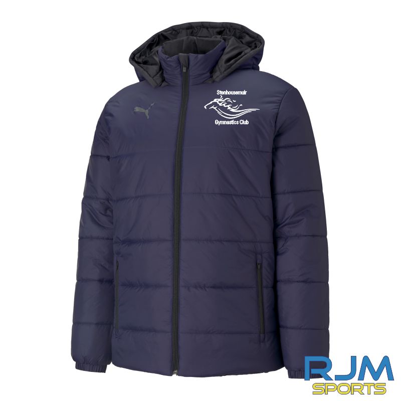 Stenhousemuir Gymnastics Club Puma Team Liga Padded Jacket Peacoat White