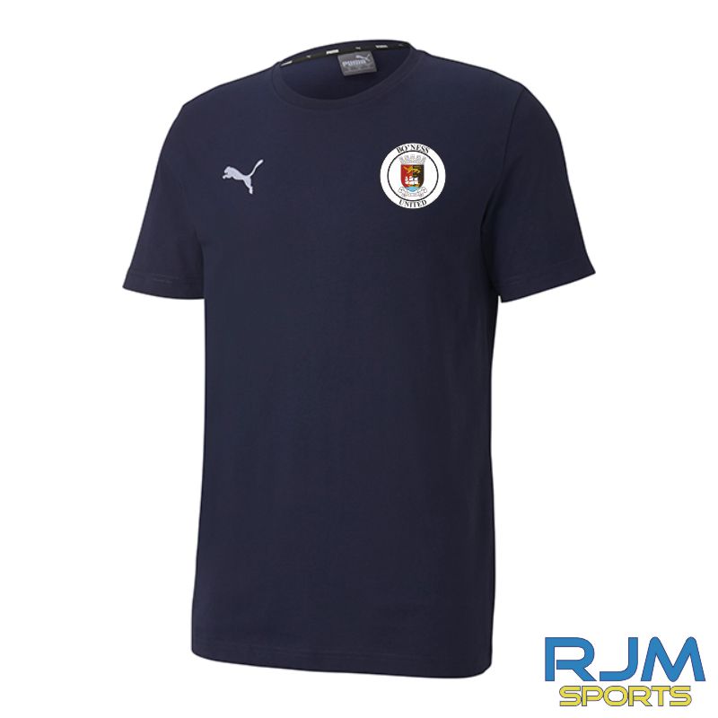 Bo'ness Utd FC Puma Goal Casuals Tee Peacoat