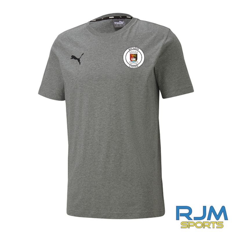 Bo'ness Utd FC Puma Goal Casuals Tee Medium Grey Heather
