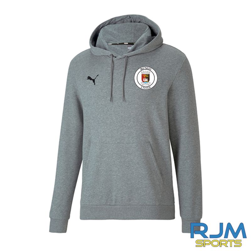 Bo'ness Utd FC Puma Goal Casuals Hoody Medium Grey Heather