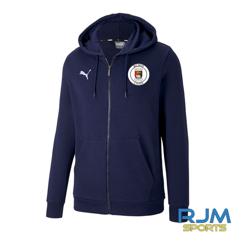 Bo'ness Utd FC Puma Goal Casuals Full Zip Hoody Peacoat