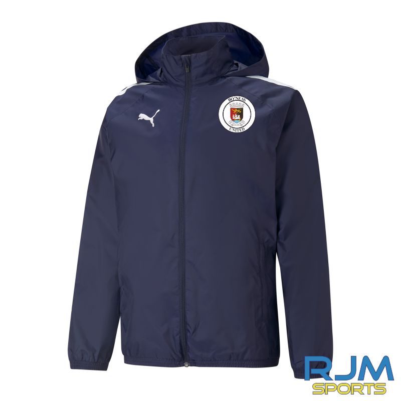 Bo'ness Utd FC Puma Team Liga All Weather Jacket Peacoat