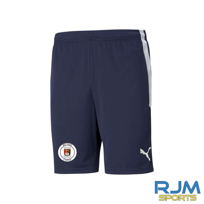 Bo'ness Utd FC Puma Team Liga Training Shorts Peacoat
