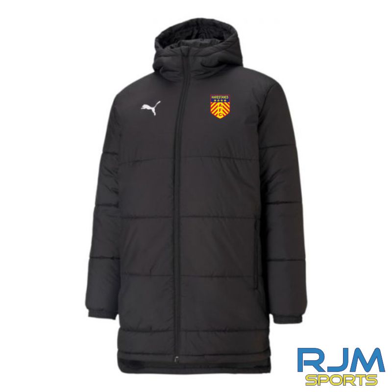 Harestanes AFC Coaches Bench Jacket Black