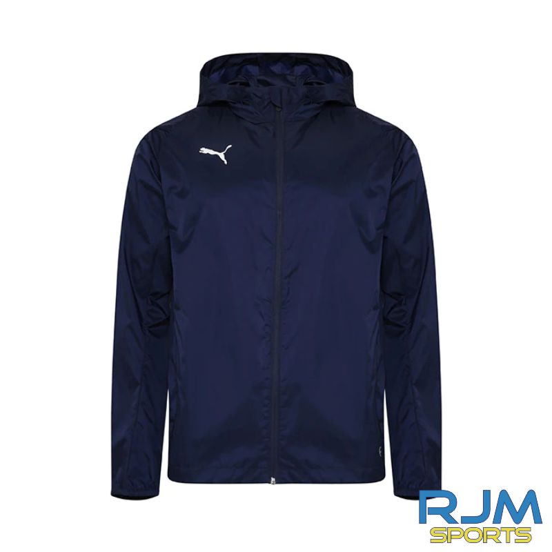 Puma Liga Core Rain Jacket Peacoat - Clearance
