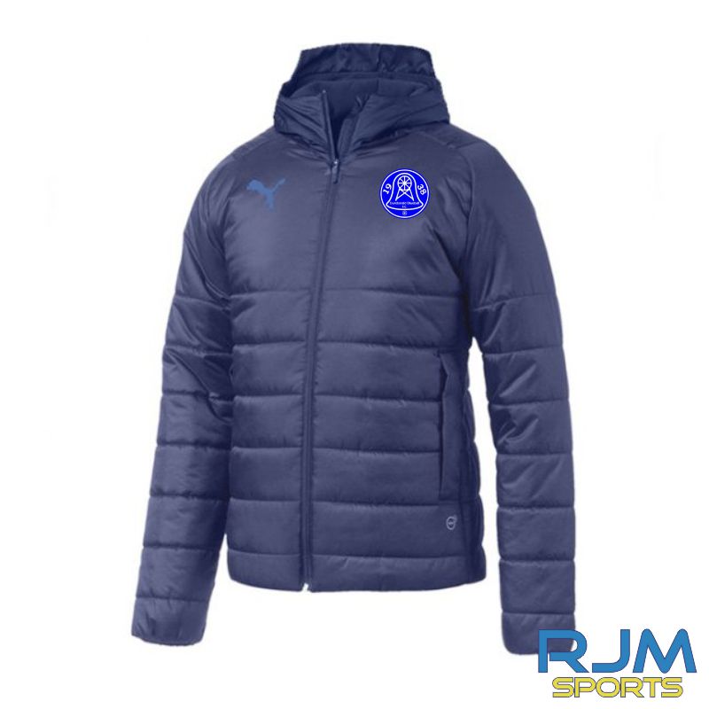 Dundonald Bluebell JFC Coaches Puma Liga Light Padded Jacket Peacoat