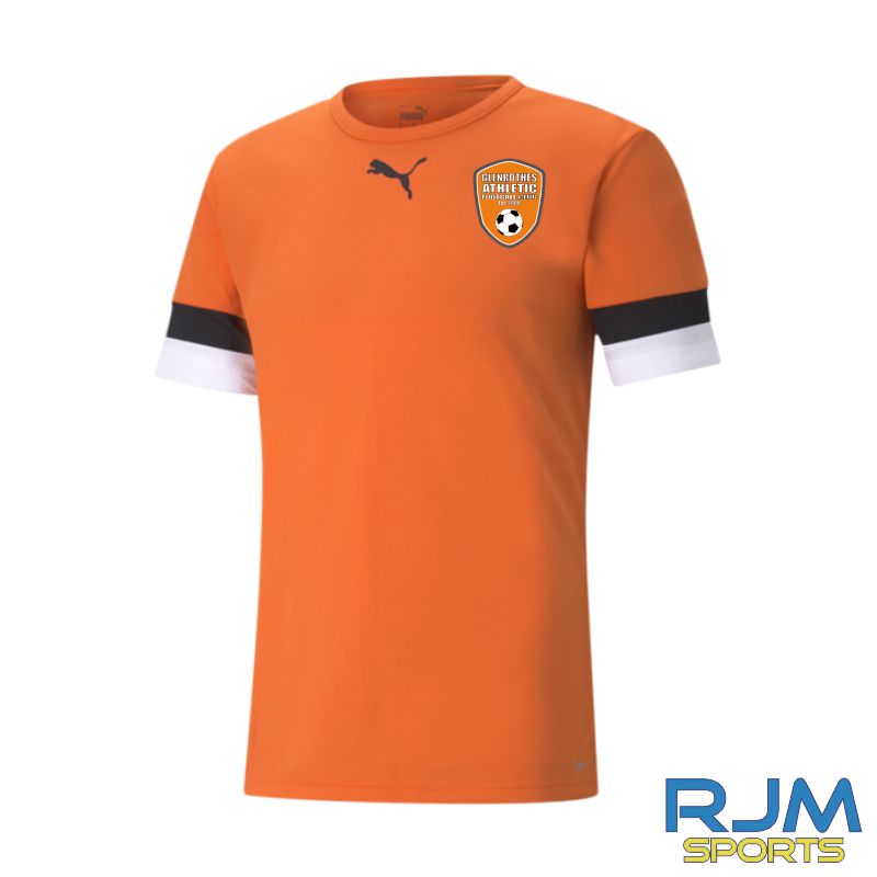 Glenrothes Athletic FC Home Puma Team Rise Jersey Golden Poppy
