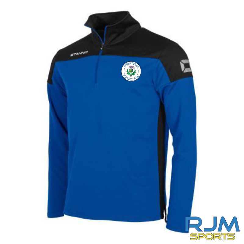 Steins Thistle FC Stanno Pride Players 1/4 Zip Top Royal Black