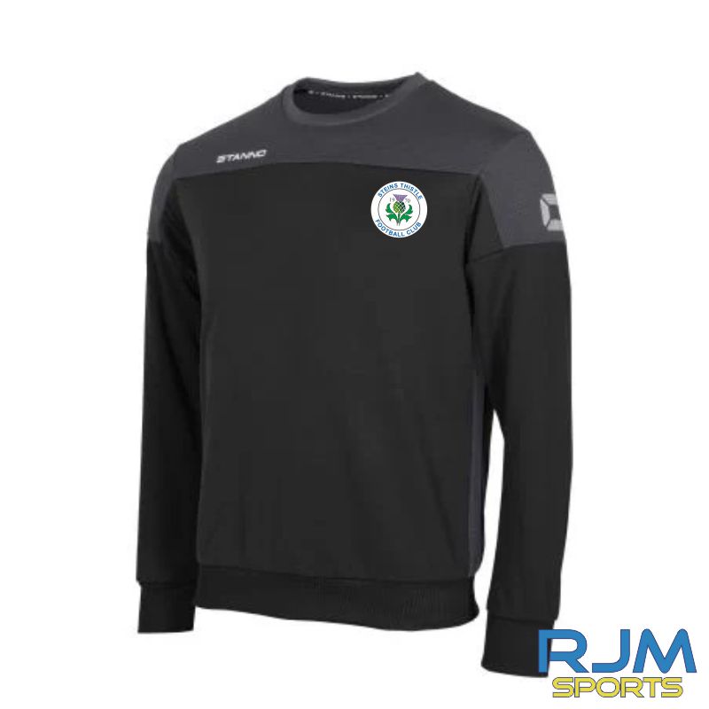 Steins Thistle FC Stanno Pride Coaches Players Top Round Neck Black