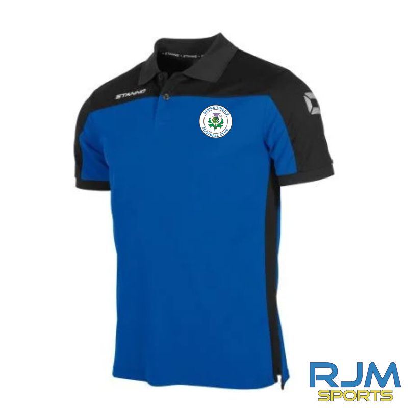 Steins Thistle FC Stanno Pride Players Polo Royal Black