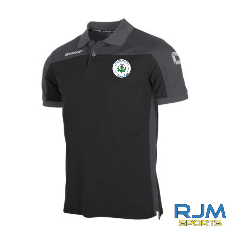 Steins Thistle FC Stanno Pride Coaches Players Polo Black