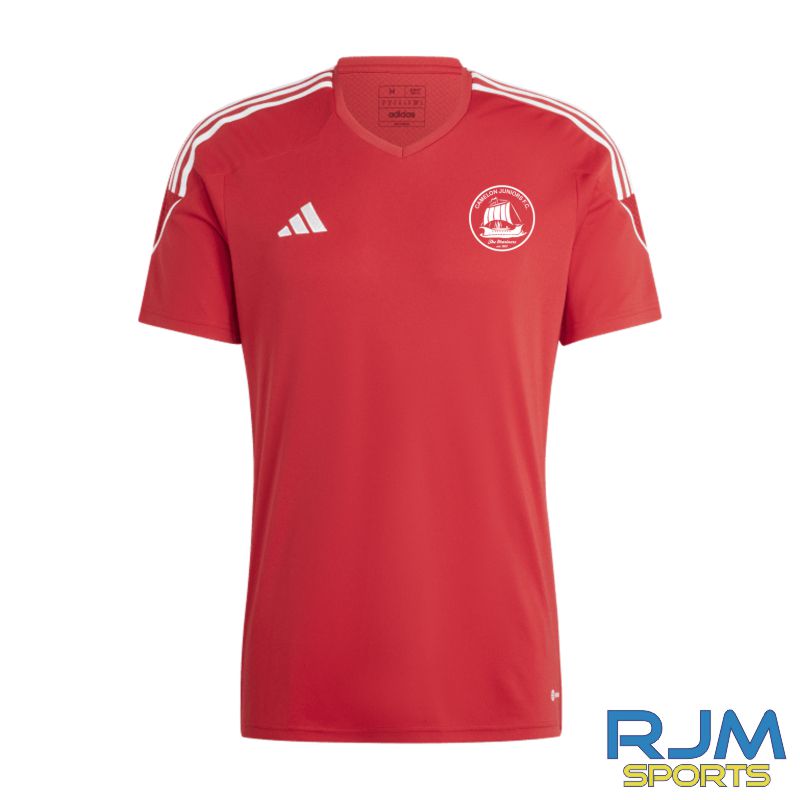 Camelon Juniors FC Adidas Tiro 23 League Jersey Team Power Red