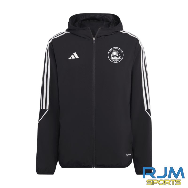 Camelon Juniors FC Adidas Tiro 23 Windbreaker Black