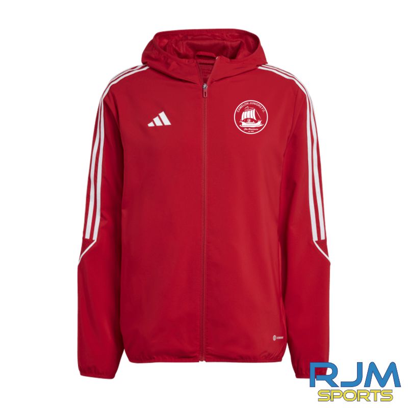 Camelon Juniors FC Adidas Tiro 23 Windbreaker Red