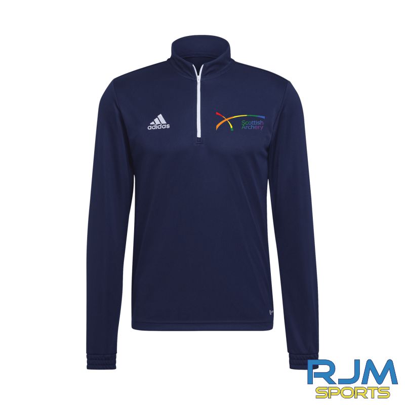 Scottish Archery Adidas Entrada 22 Training Top Team Navy Blue