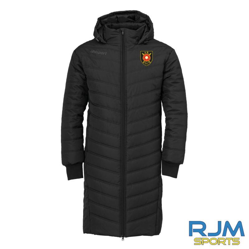 Albion Rovers FC Uhlsport Essential Winter Bench Jacket Black