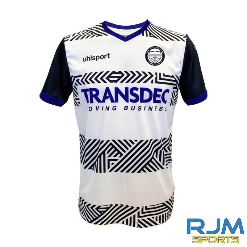 East Stirlingshire FC 2023/24 Uhlsport Home Shirt White/Black