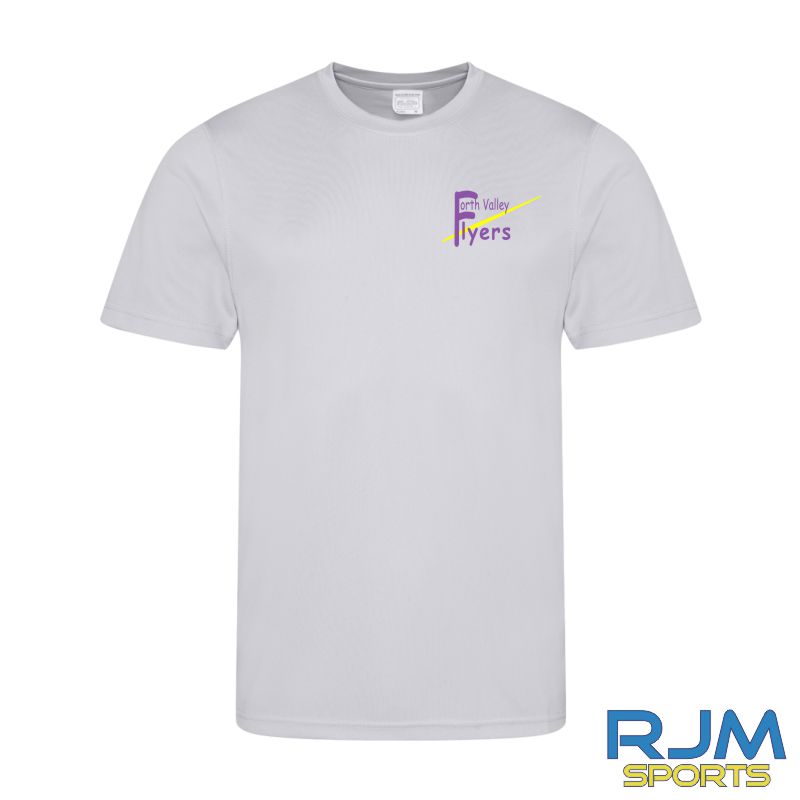 Forth Valley Flyers AWDis Dri Fit T-Shirt Heather Grey