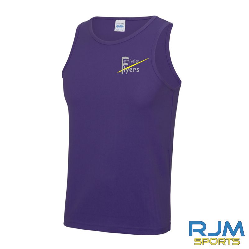 Forth Valley Flyers AWDis Dri Fit Vest Purple
