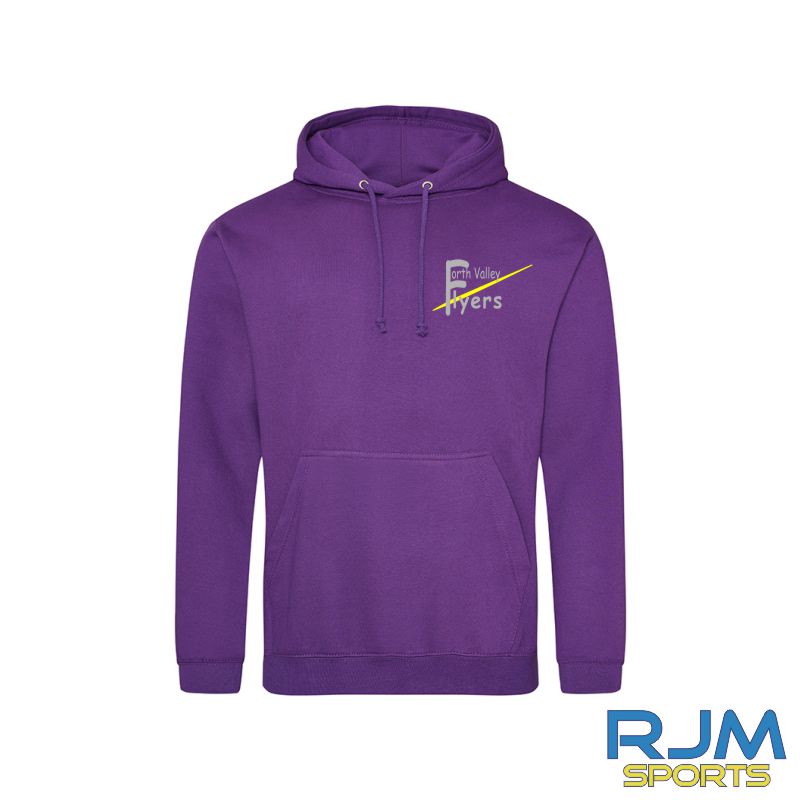 Forth Valley Flyers AWDis Pullover Hoody Purple