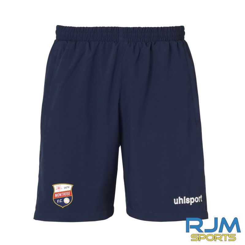 Montrose FC Uhlsport Essential Woven Shorts Navy