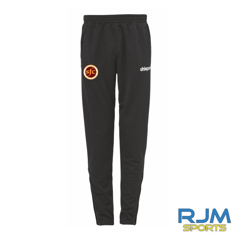 Stenhousemuir FC Uhlsport Team Pants Black
