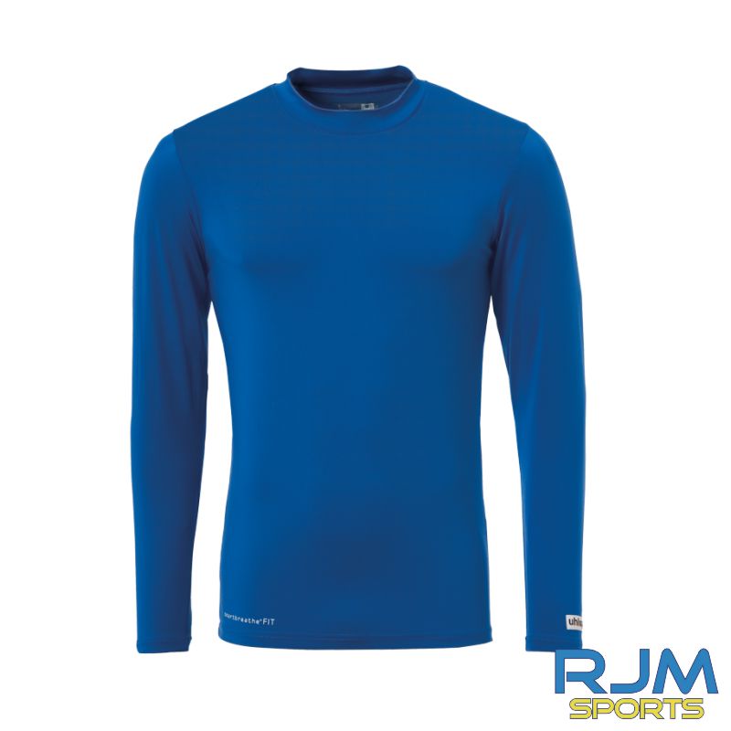Cumbernauld Colts FC Uhlsport Base Layer Top Azure Blue