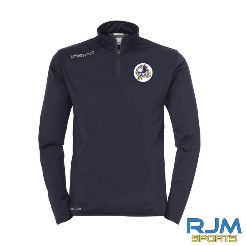 Cumbernauld Colts FC Coaches Uhlsport Essential Quarter Zip Navy