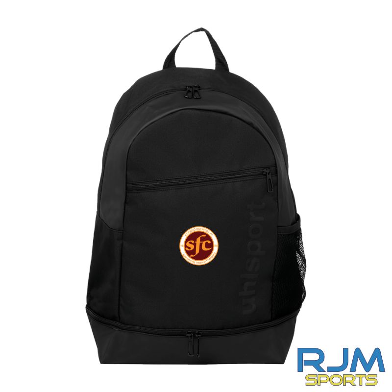 WITC Uhlsport Essential Backpack with Bottom Compartment Black