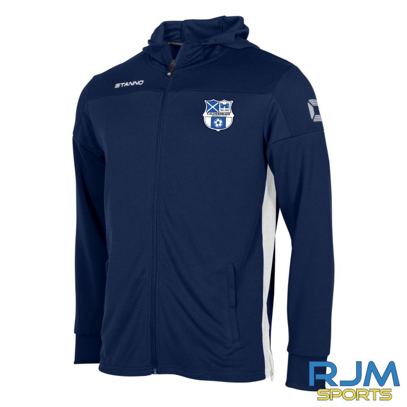 Calderbraes FC Stanno Pride Match Day Hooded Sweat Jacket Navy/White
