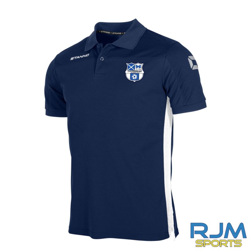 Calderbraes FC Stanno Pride Match Day Polo Shirt Navy/White