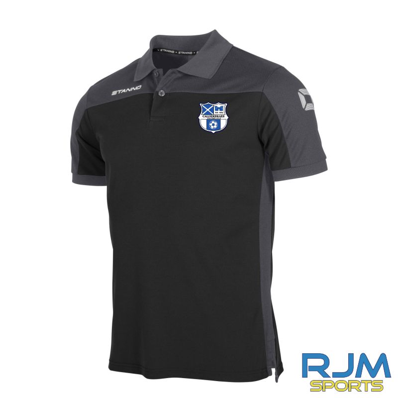 Calderbraes FC Stanno Pride Match Day Polo Shirt Black/Anthracite